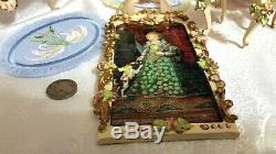 SOLD RESERVED ON HOLD Spielwaren Doll Furniture Picture Frame Baroque Dollhouse