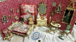 SOLD RESERVED ON HOLD Spielwaren Doll Furniture Picture Frame Baroque Dollhouse