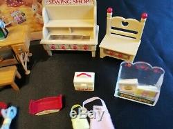 SYLVANIAN FAMILIES Ivory Rabbit Sewing Shop SET Retired CALICO CRITTERS Epoch