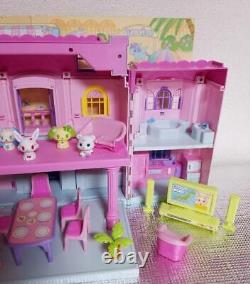 Sanrio Jewelpet 5 Body Figure Dollhouse Miniature Furniture Set Character Goods