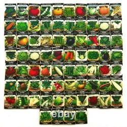 Set of 74 Dolls House Miniature Seed Packets (SPMS)