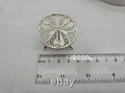 Solid Silver Filigree Furniture Set, Novelty, Dolls House, Excellent Condition