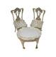 Sterling Silver Miniature Dolls House Dining Table & Chairs Vintage 1978