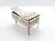 Sterling Silver Miniature Dolls House Grand Piano Ornament 1969 Birmingham