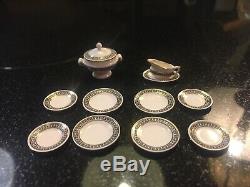 Stokesay Ware Georgian Key Htf Dinner Service Dolls House Dollhouse