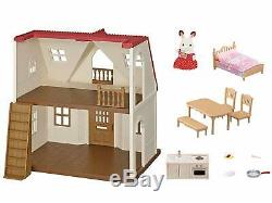 Sylvanian Families BIG HOUSE WITH RED ROOF Complete Set Bundle Calico Critters