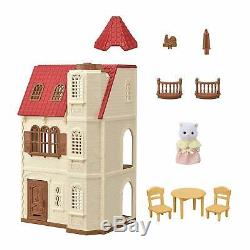 Sylvanian Families BIG HOUSE WITH RED ROOF Complete Set Bundle Calico Critters