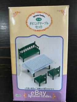 Sylvanian Families Big house red roof furniture doll kitchen table F/S Japan