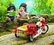 Sylvanian Families Calico Critters Motorcycle And Sidecar