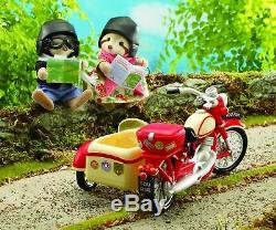 Sylvanian Families Calico Critters Motorcycle and Sidecar