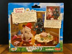 Sylvanian Families Christmas Party Set RARE Chocolate Rabbit Santa Tree Cakes