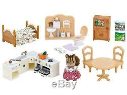 Sylvanian Families GREEN HILL HOUSE FURNITURE SET Manor Japan Calico Critters