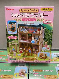 Sylvanian Families Kabaya Miniature Green Hill House 8 Box Complete Set Figures