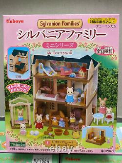 Sylvanian Families Kabaya Miniature Green Hill House 8 Box Complete Set Figures