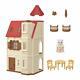 Sylvanian Families Red Roof House With Elevator Lift Ha-49 Calico Critters