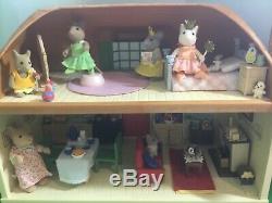 Sylvanian Families Rare Vintage Angelina Ballerina Cheddar Cottage And Figures