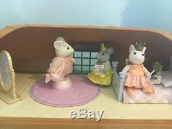 Sylvanian Families Rare Vintage Angelina Ballerina Cheddar Cottage And Figures