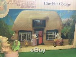 Sylvanian Families Rare Vintage Angelina Ballerina Cheddar Cottage And Figures