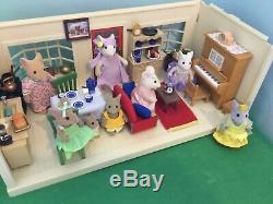 Sylvanian Families Rare Vintage Angelina Ballerina Cheddar Cottage And Figures