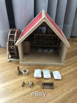 Sylvanian Families Ultra Rare Japanese Vintage Watermill