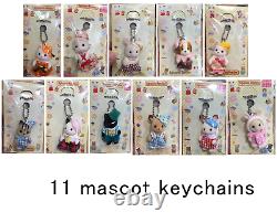 Sylvanian Families mascot keychain Lot of 11 EPOCH Calico Critters