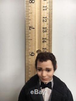 TALL HANDSOME MAN 112 Scale Dollhouse Miniature Doll by Debra Hammond Poseable