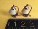 Two Rare Miniature German Doll House Mid Century Modern Lamps/no Bulbs/wiring