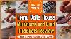 Temu Dolls House Miniatures U0026 Craft Products Review
