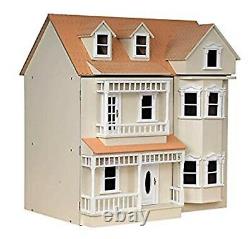 The Exmouth Cream Painted Flat Pack Dolls House Kit Tumdee 112 Scale Miniature
