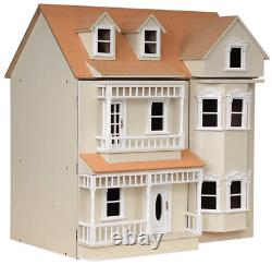 The Exmouth Dolls House Painted Flat Pack Kit 112 Scale