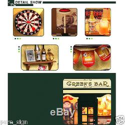 The Green's Bar Handcraft Miniature Project Wooden Dolls House European Shop