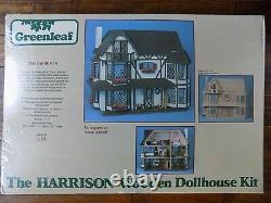 The Harrison Wooden Dollhouse Kit 1979 Greenleaf #8006 Vintage
