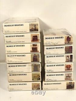 The House Of Miniatures DollHouse Furniture Lot Designed In USA