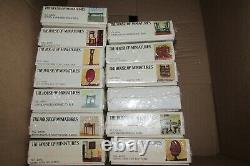 The House Of Miniatures X-ACTO New Sealed Lot Of 37 Doll House Furniture Plus
