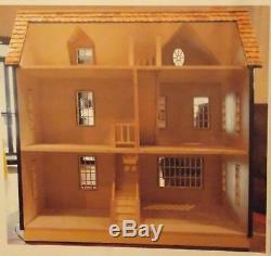 The House That Jack Built Charyles Place Dollhouse Unfinished Birch Wood Sanded