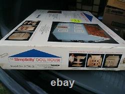 The Simplicity Wooden Doll House S-700D Retired New in Box