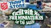 Thrift With Me For Miniatures At The Salvation Army For My Dollhouse Makeovers And Dioramas