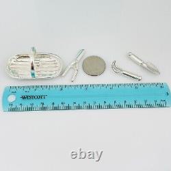 Tiffany Vintage Miniature Doll House Gardening Tools Hedge Clippers Fork Trowel