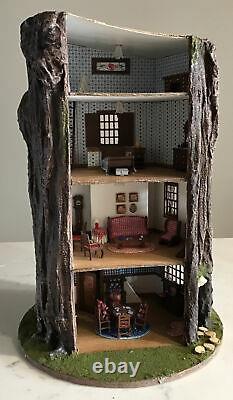 Tree House Quarter Scale Dollhouse Miniature Designed By Pamela Junk 144 Scale