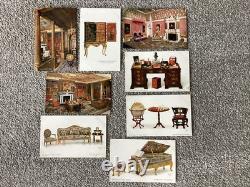 Tuck Postcards Queens Dolls House All Sets Complete + Times Miniature Facsimile