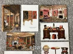 Tuck Postcards Queens Dolls House All Sets Complete + Times Miniature Facsimile