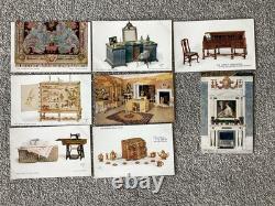 Tuck Postcards Queens Dolls House All Sets Complete + Times Miniature Facsimile