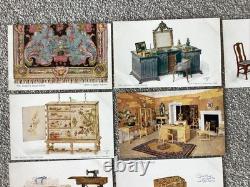 Tuck Postcards Queens Dolls House All Sets Complete + Times Miniature Facsimile