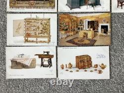 Tuck Postcards Queens Dolls House All Sets Complete + Times Miniature Facsimile