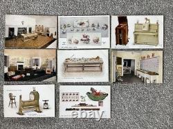 Tuck Postcards Queens Dolls House All Sets Complete + Times Miniature Facsimile