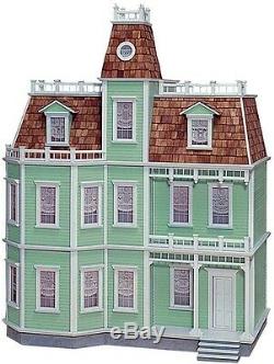 Unfinished Paintable LARGE Newport Dollhouse 10 Rooms Kit Craft DIY Model Set