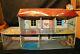 Vintage Large Tin Metal Play Doll House 2 Story Marx Antique Toy Walls Childs