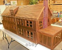 VINTAGE Northern Pre-Civil War DOLL HOUSE, Hand-made to 1/12 SCALE 6,000 sq. Ft+