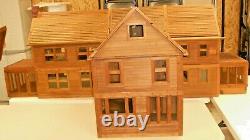 VINTAGE Northern Pre-Civil War DOLL HOUSE, Hand-made to 1/12 SCALE 6,000 sq. Ft+