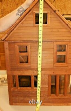VINTAGE Northern Pre-Civil War DOLL HOUSE, Hand-made to 1/12 SCALE 6,000 sq. Ft+